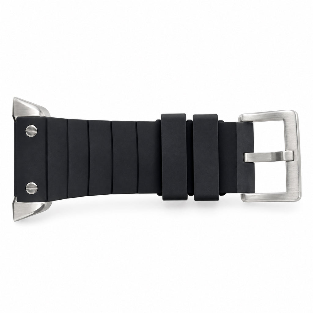 Cartier Santos 100 XL Steel Black Rubber Bezel White Dial Automatic Rubber Watch – KDY