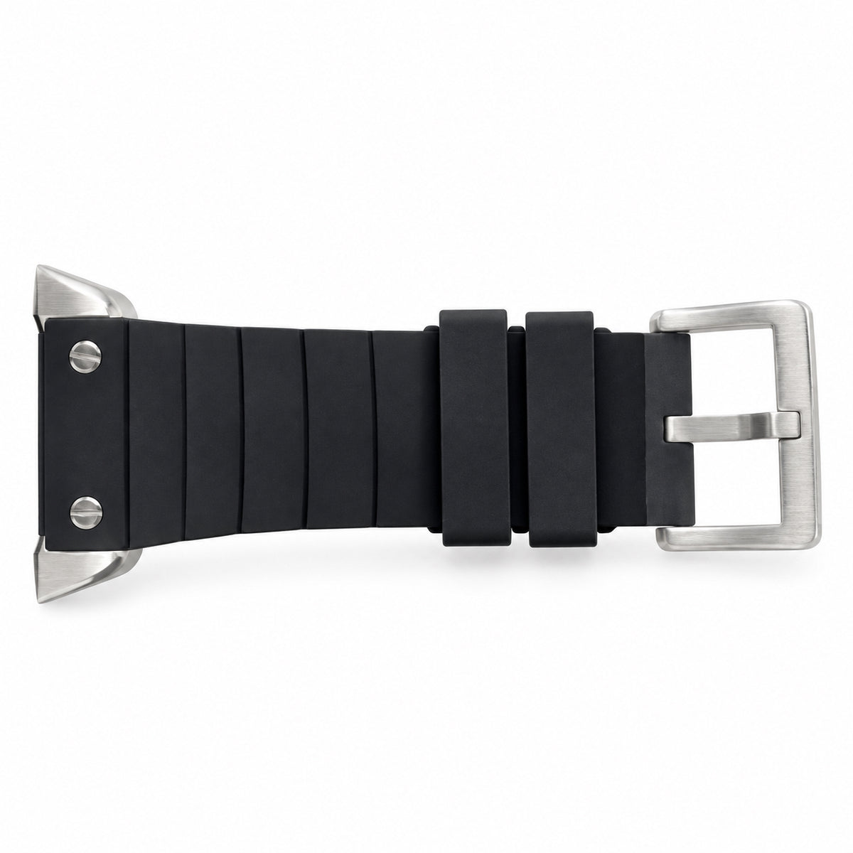 Cartier Santos 100 XL Steel Black Rubber Bezel White Dial Automatic Rubber Watch – KDY