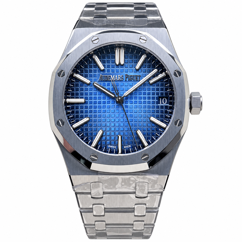 Audemars Piguet Royal Oak 41mm – Steel Blue Tapisserie Dial