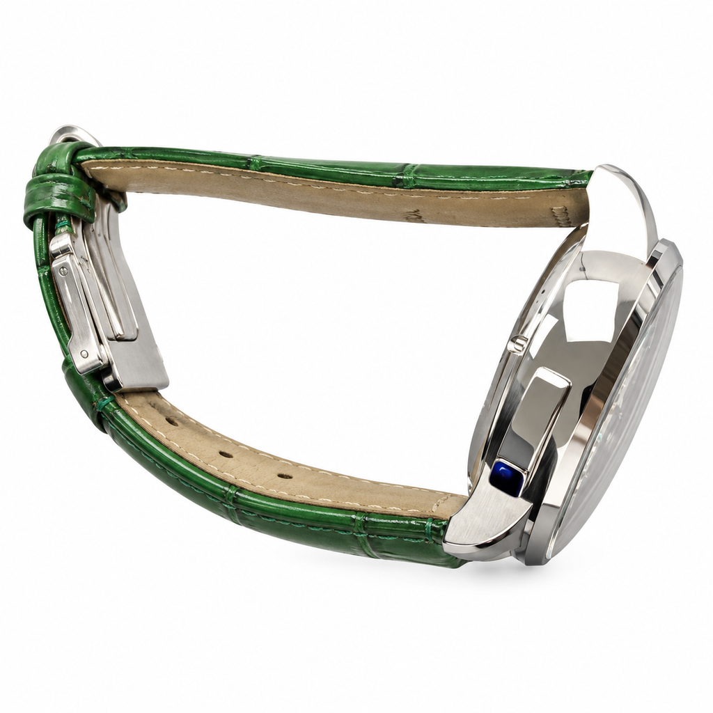 Jacob & Co. Casino Tourbillon Diamond Roulette Green Leather Watch