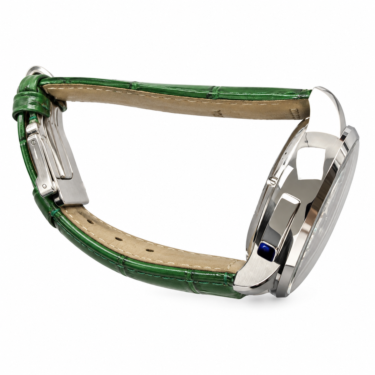 Jacob & Co. Casino Tourbillon Diamond Roulette Green Leather Watch