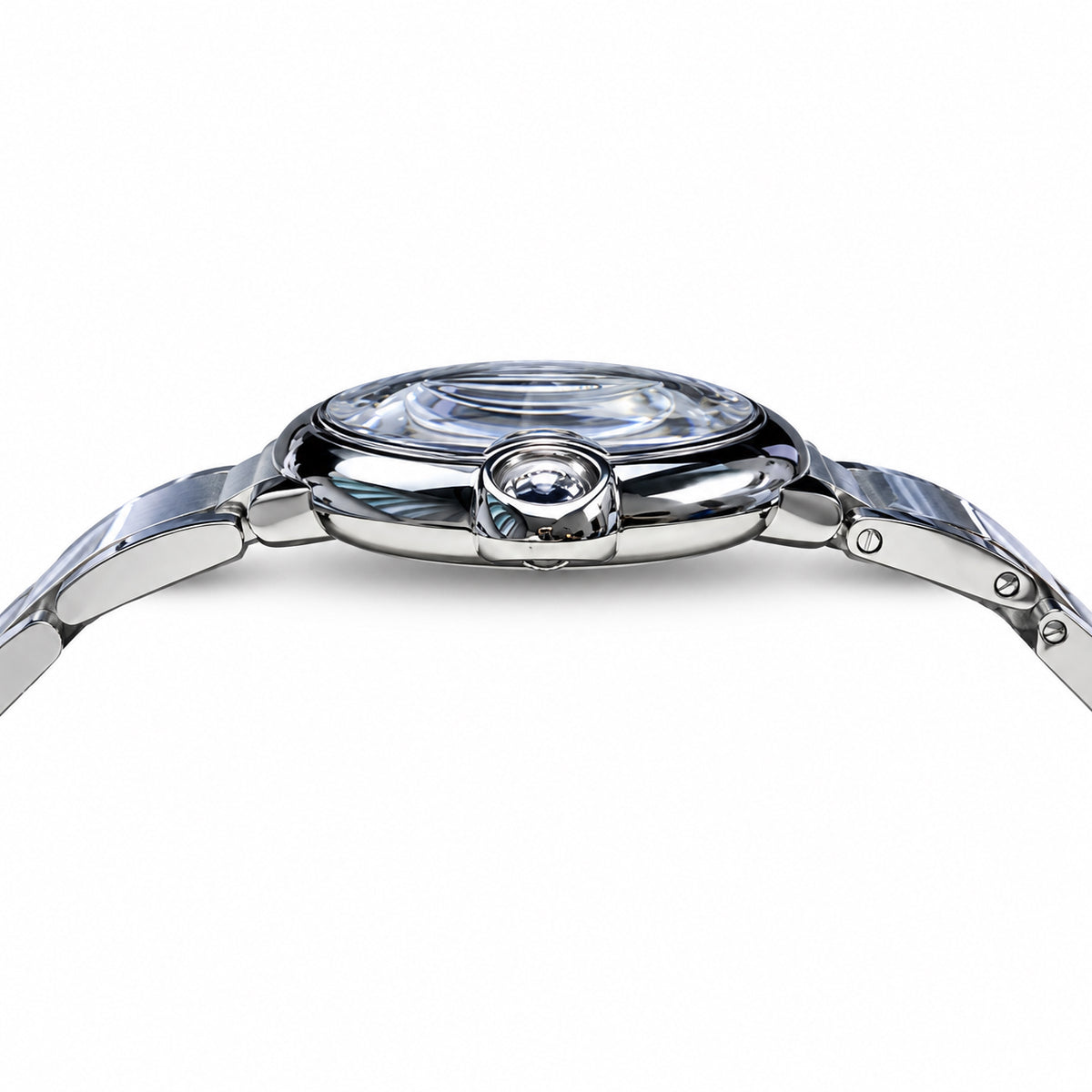 Cartier Ballon Bleu Steel White Dial Sapphire Watch – KDY