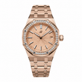 Audemars Piguet Royal Oak Selfwinding 34mm – Rose Gold Diamond Bezel Pink Dial