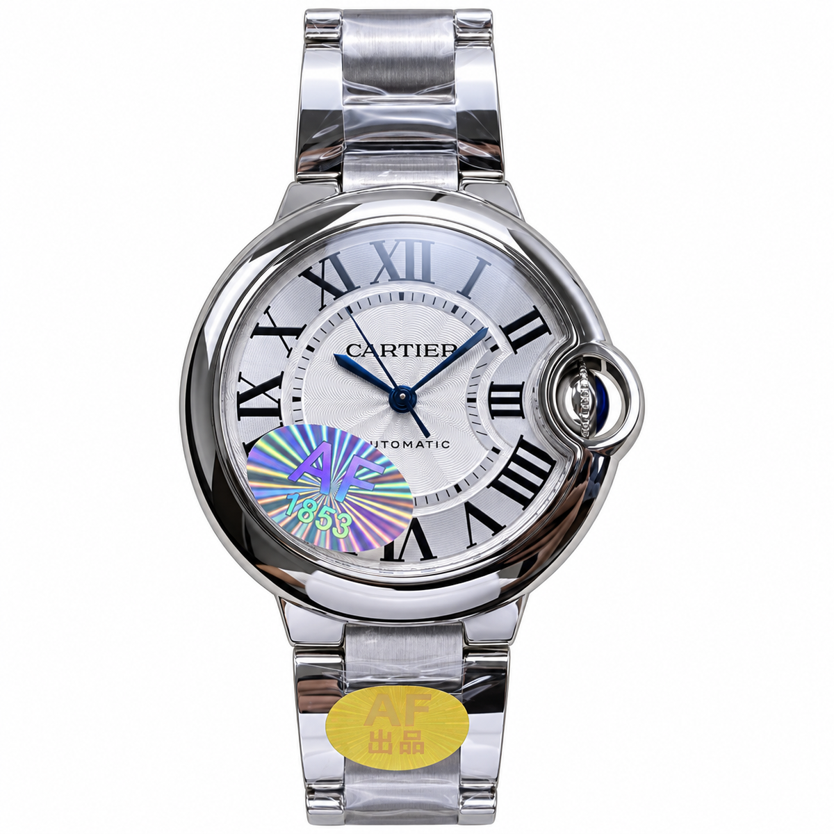 Cartier Ballon Bleu de Cartier Automatic — 33mm Steel Bracelet & White Dial