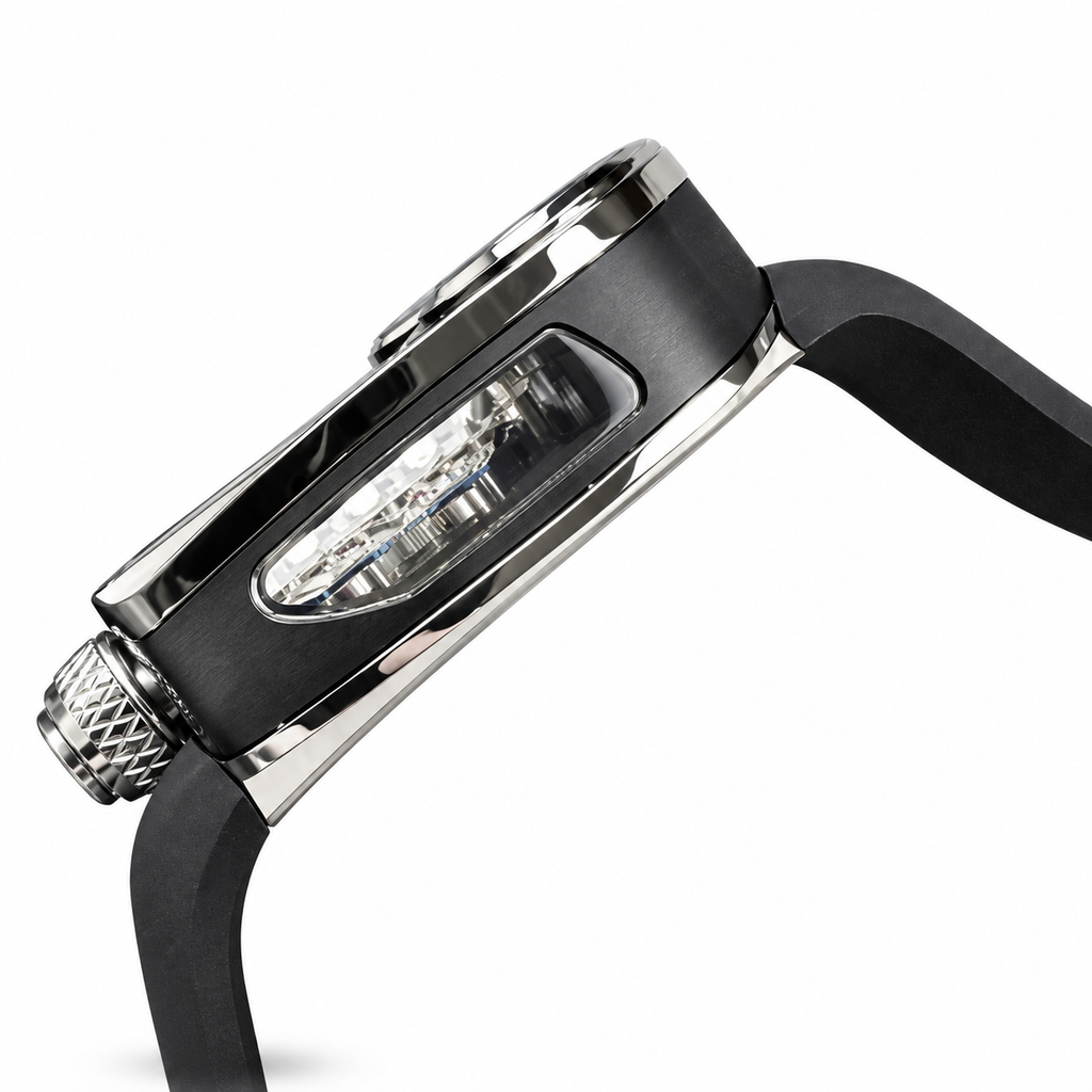 Jacob & Co. x Bugatti La Voiture Noire Black Titanium Tourbillon Dashboard Watch