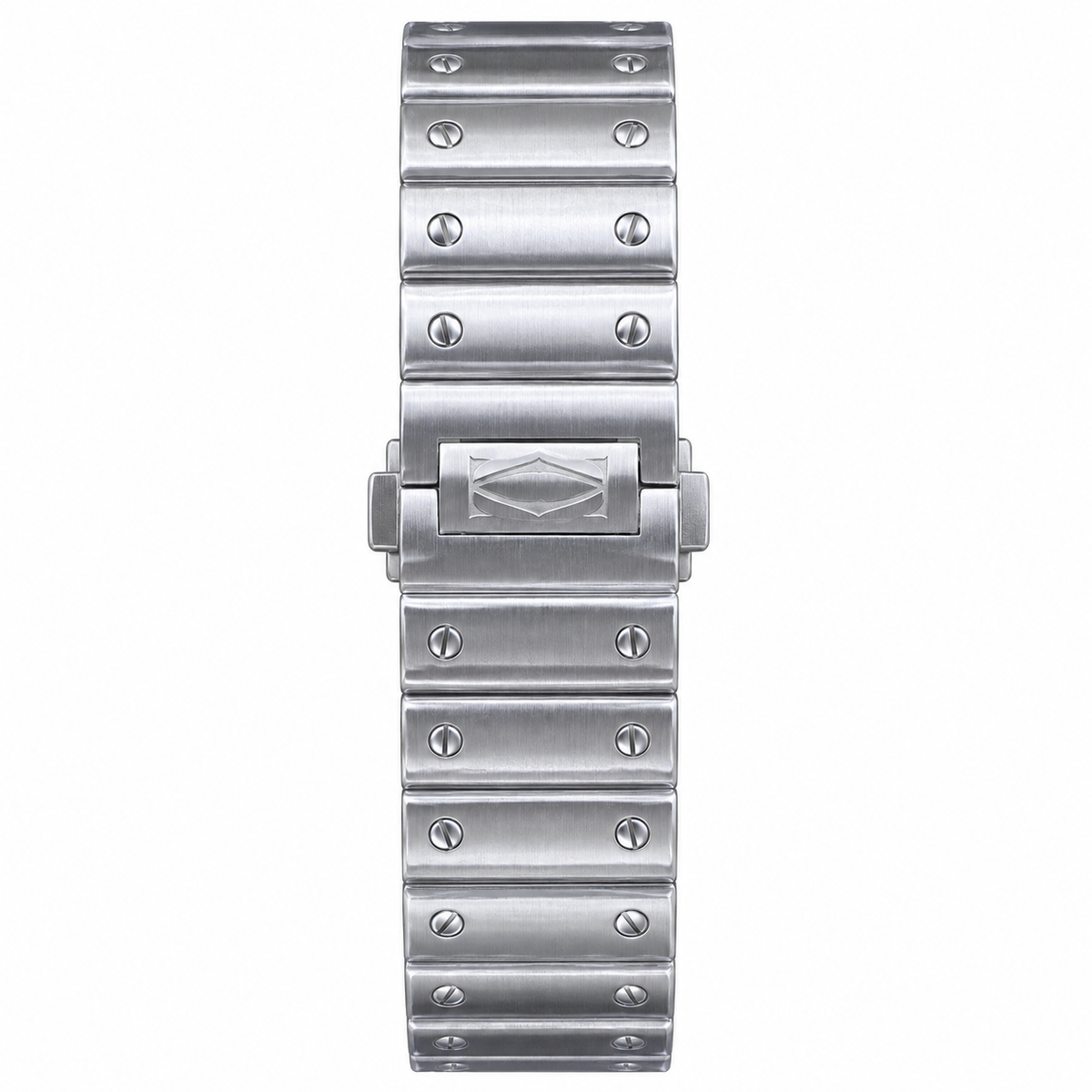 Cartier Santos Automatic Green Dial Steel Bracelet Watch