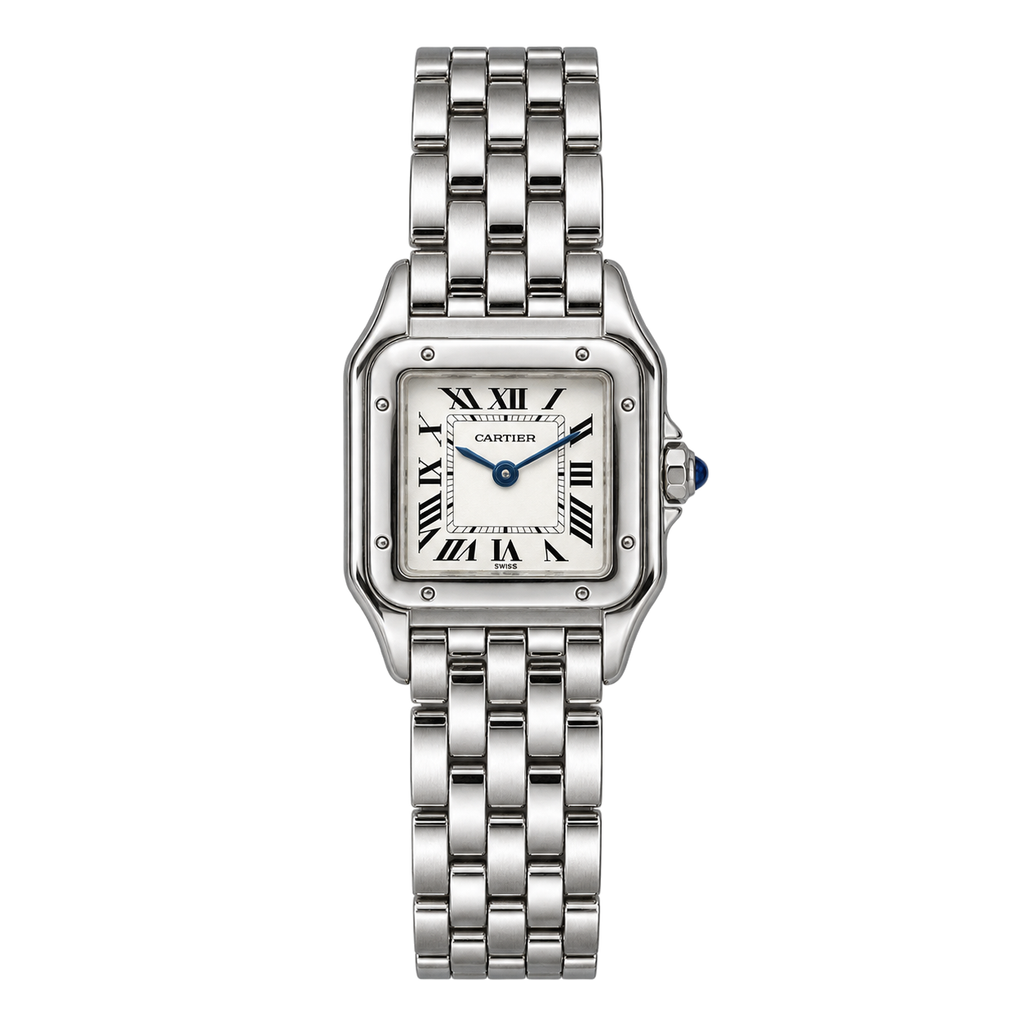Cartier Panthère de Cartier — Stainless Steel, White Dial & Steel Bracelet, Medium