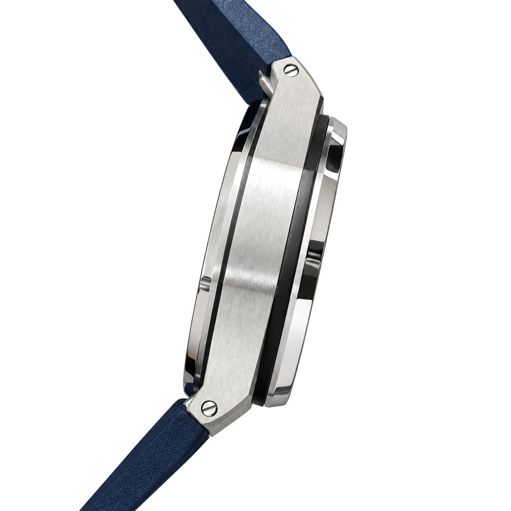 Audemars Piguet Royal Oak Offshore Chronograph Blue Dial White Sub-dials Rubber Strap Watch