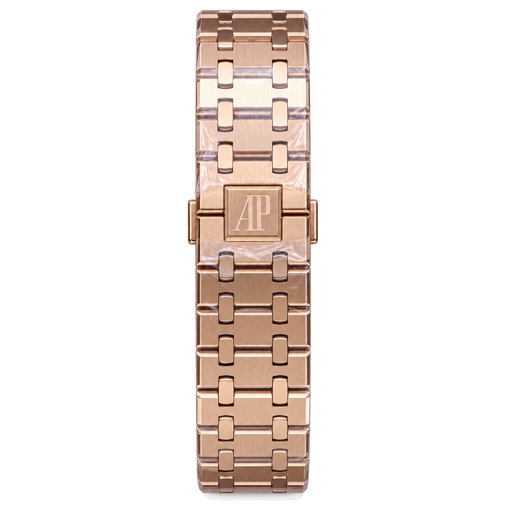 Audemars Piguet Royal Oak 41mm – Rose Gold Blue Tapisserie Dial