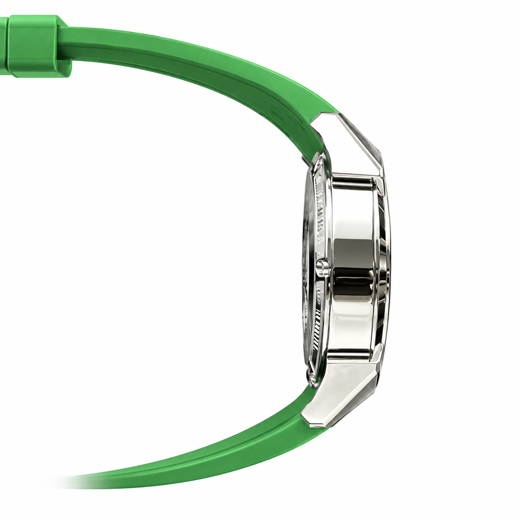 Jacob & Co. x CR7 Ronaldo Epic X Titanium Skeleton Tourbillon Green Black Fabric Watch