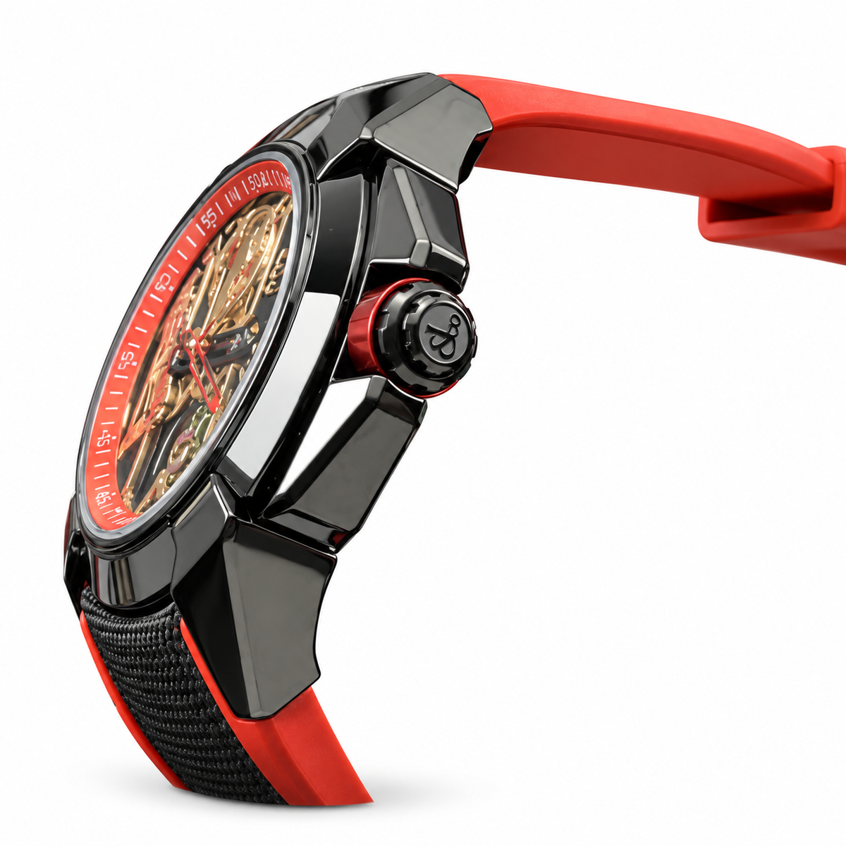Jacob & Co. Epic X CR7 Black DLC Tourbillon Skeleton Red Black Watch
