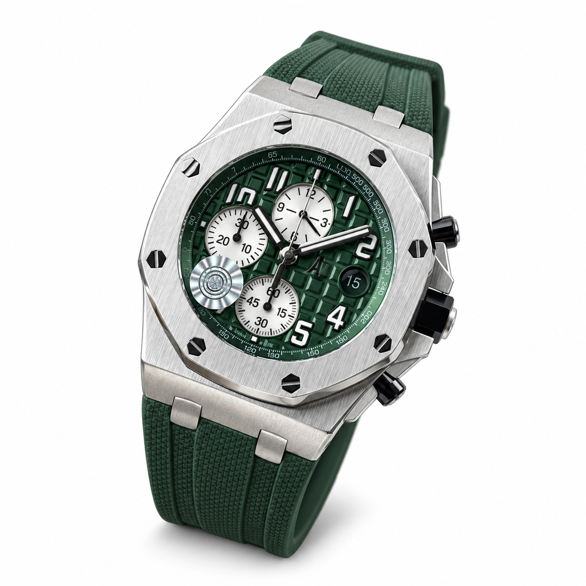 Audemars Piguet Royal Oak Offshore Chronograph – Green Dial & Fabric Strap