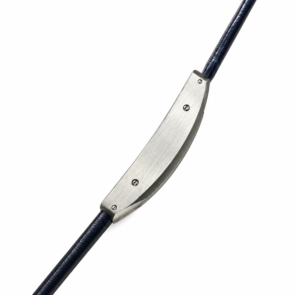 Cartier Tank Américaine Steel Silver Dial Blue Strap Watch – KDY