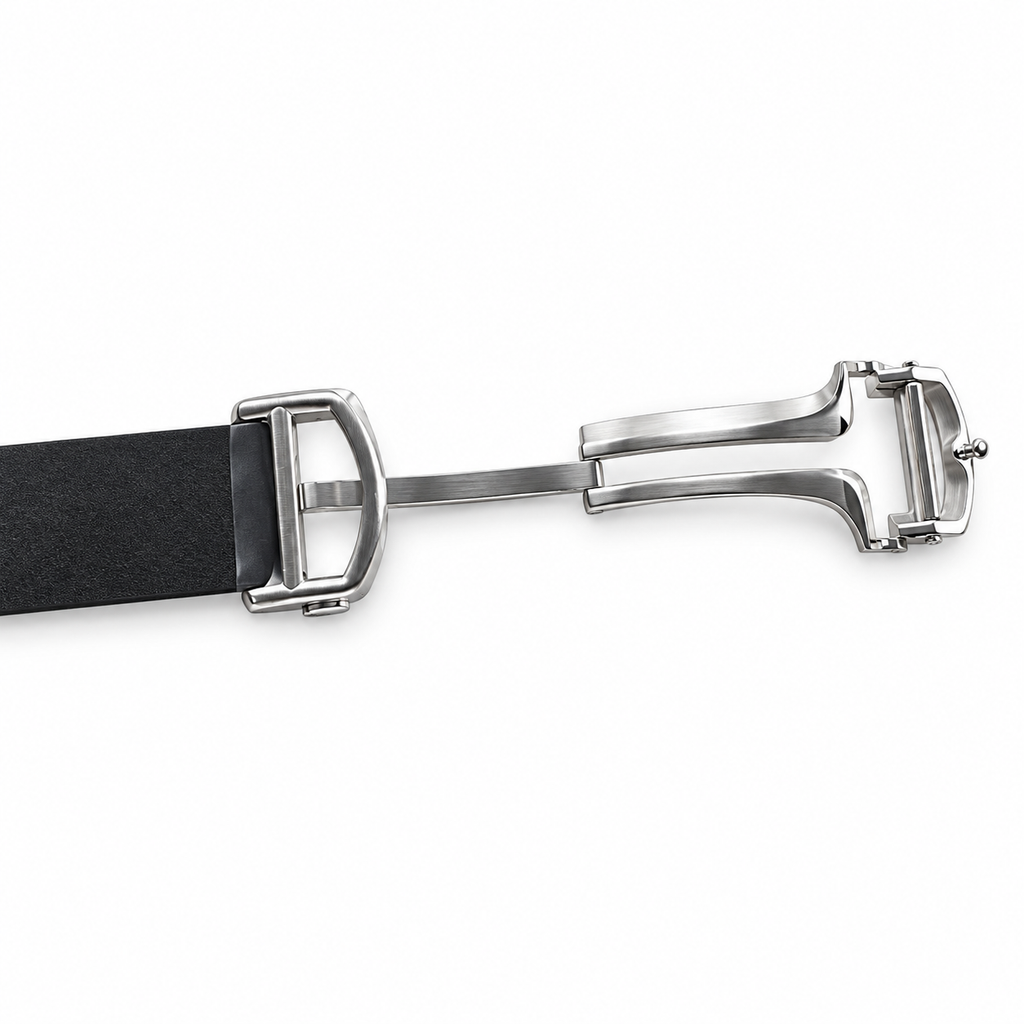 Cartier Santos Large Steel ADLC Black Dial Automatic Rubber Strap Watch – KDY