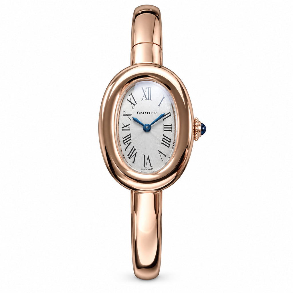 Cartier Baignoire — 18K Rose Gold Bangle Bracelet Watch