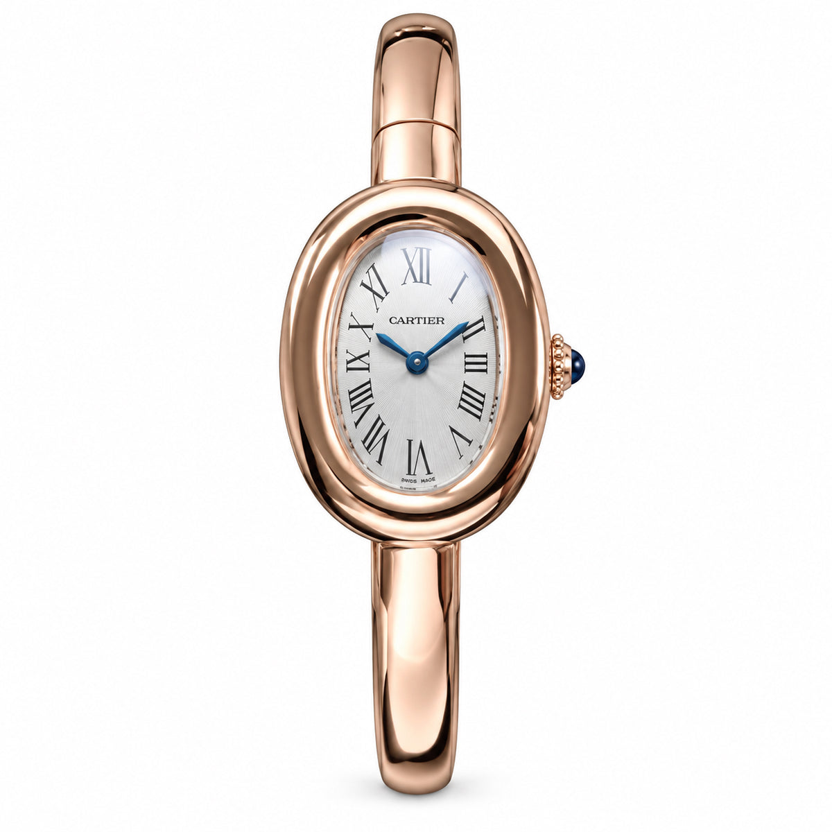 Cartier Baignoire — 18K Rose Gold Bangle Bracelet Watch