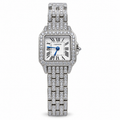 Cartier Panthère White Gold Full Diamond White Dial Watch – KDY