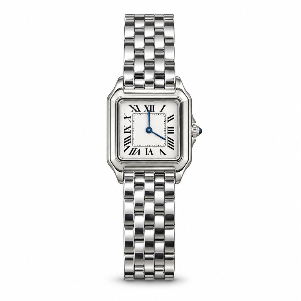 Cartier Panthère Large Steel White Dial Bracelet Watch – KDY