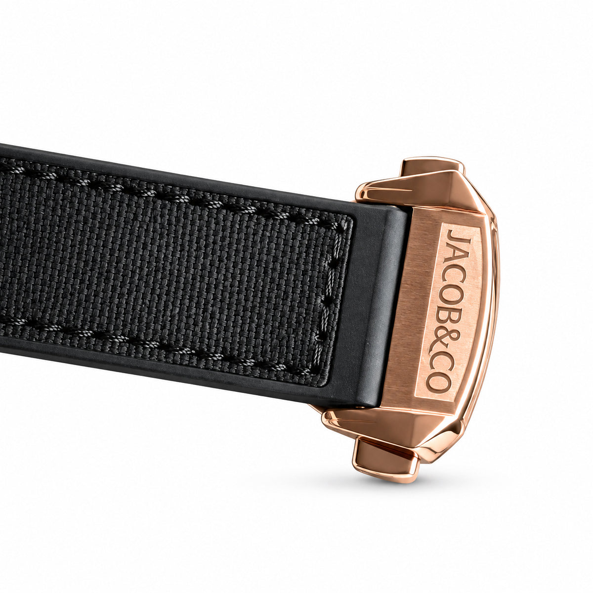 Jacob & Co. Memento Mori Rose Gold Skull Double Tourbillon Diamond Watch