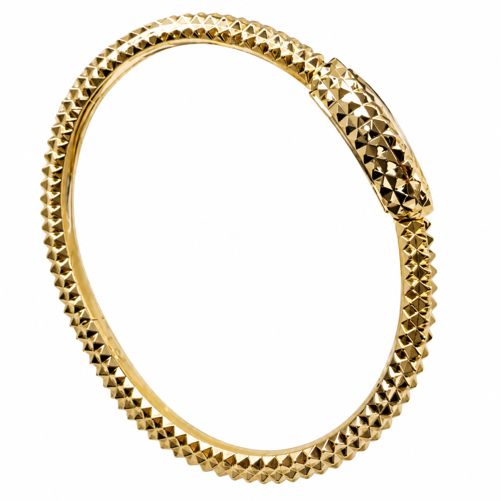 Cartier Clash de Cartier — 18K Yellow Gold Pyramid Bracelet Watch