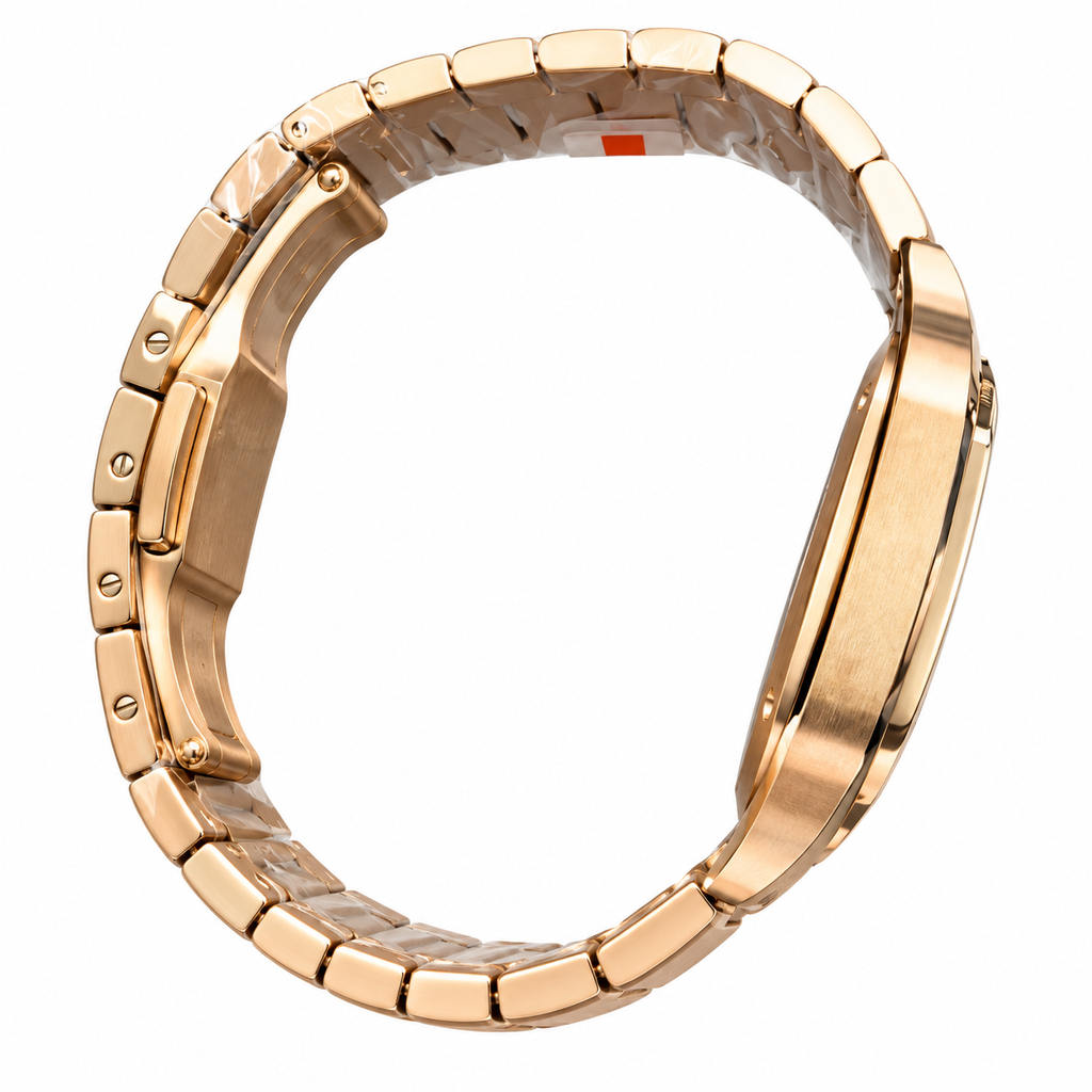 Cartier Santos de Cartier Automatic — Full 18K Rose Gold Case & Bracelet