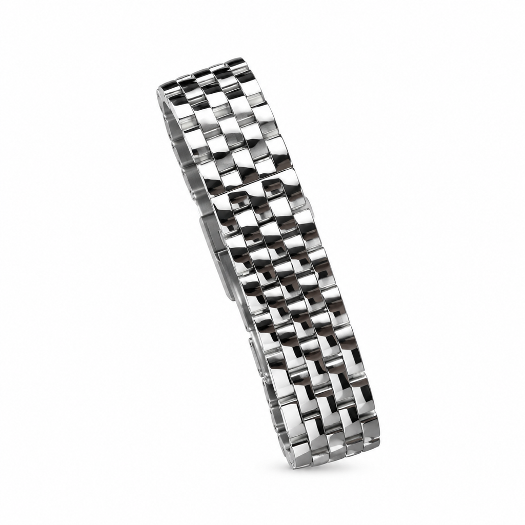 Cartier Panthère de Cartier — Stainless Steel, White Dial & Steel Bracelet, Large