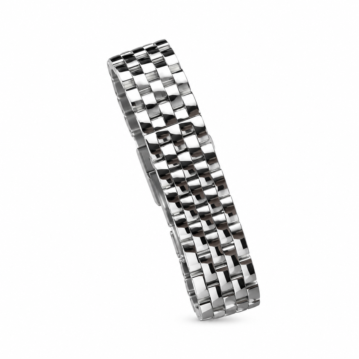 Cartier Panthère de Cartier — Stainless Steel, White Dial & Steel Bracelet, Large