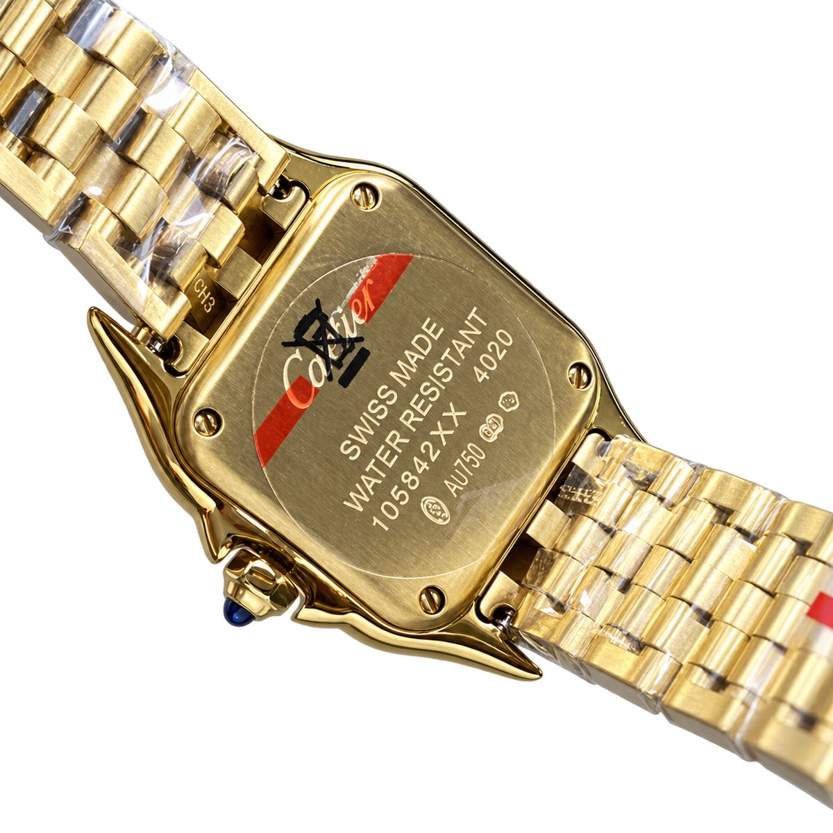 Cartier Panthère de Cartier — 18K Yellow Gold Bracelet & Cream Dial