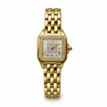 Cartier Panthère de Cartier Small — 18K Yellow Gold, Diamond Bezel, Pavé Dial & Yellow Gold Bracelet, Quartz