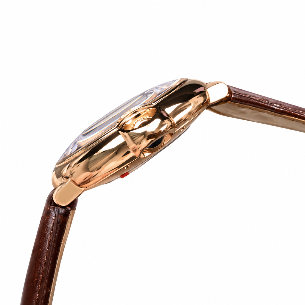 Cartier Ballon Bleu Rose Gold Silver Dial Automatic Watch – KDY
