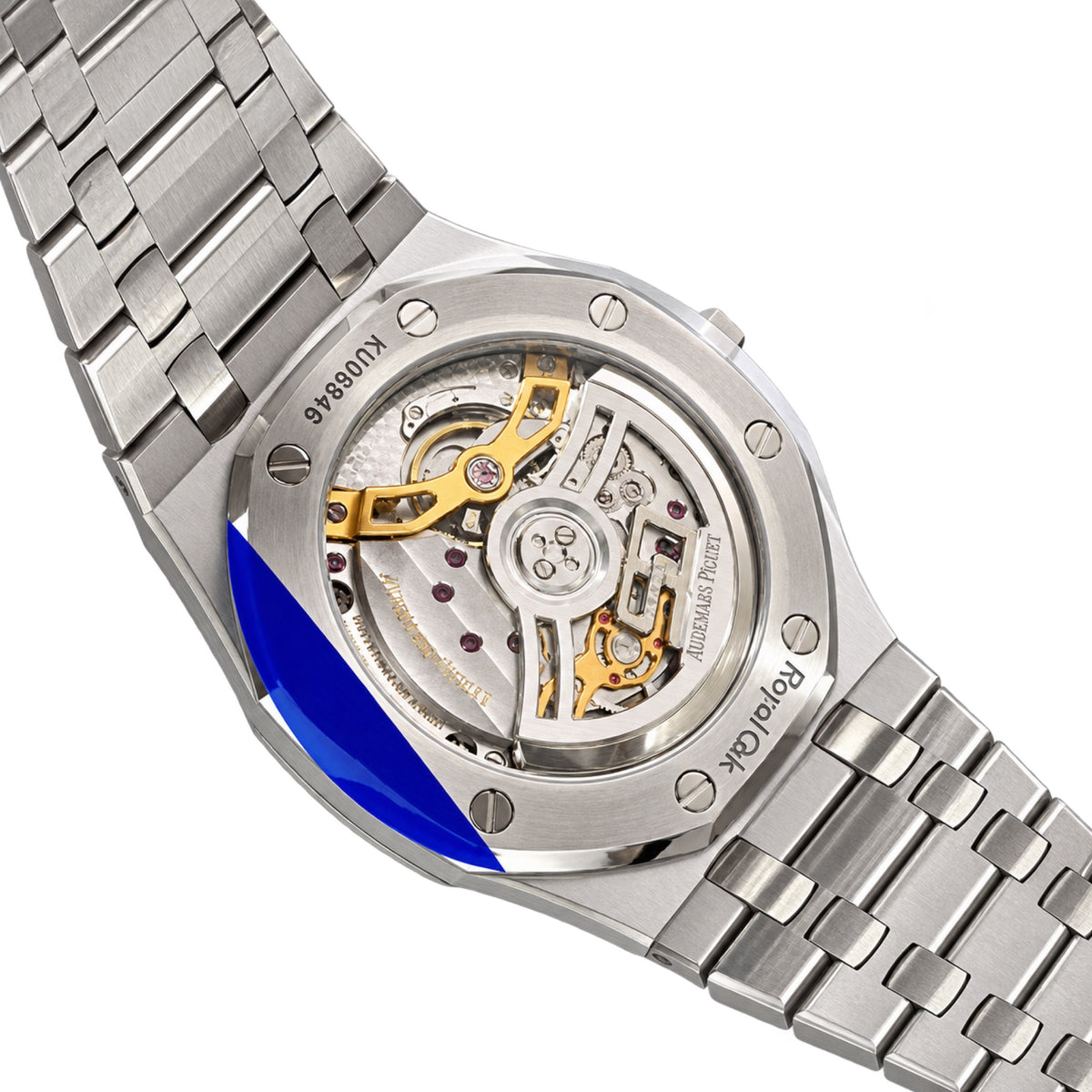 Audemars Piguet Royal Oak 50th Anniversary Green Smoked Dial Steel Bracelet Automatic Watch