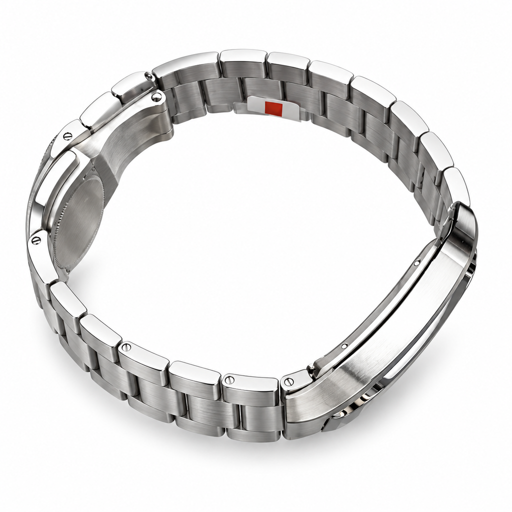 Cartier Santos de Cartier Large — Steel, White Dial, Roman Numerals, Date & Steel Bracelet, Automatic