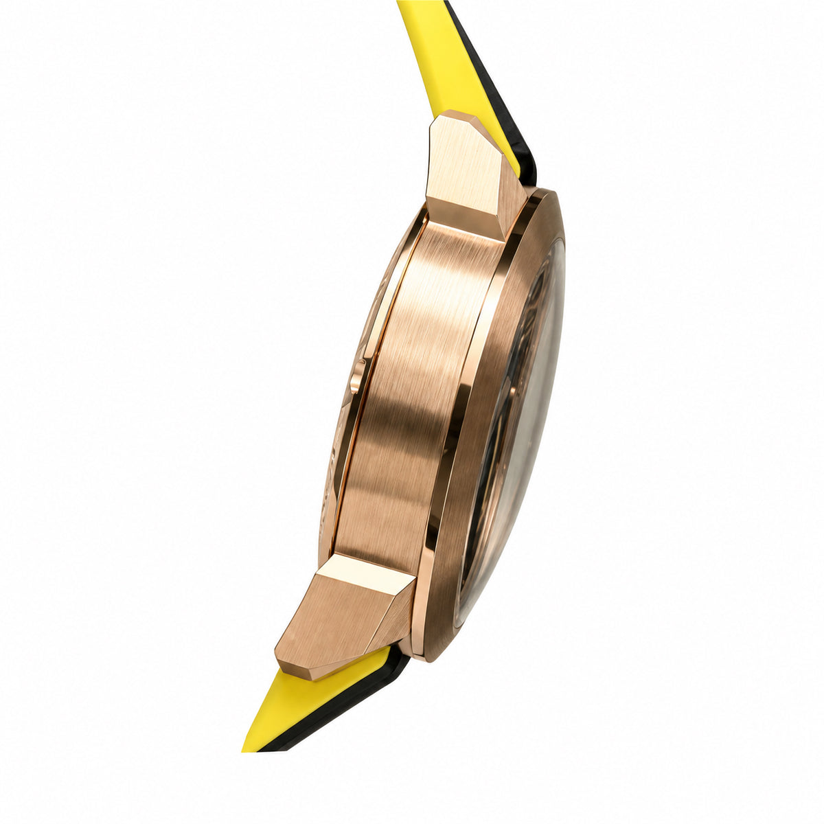 Jacob & Co. Epic X Doppel Litt Twinscan Rose Gold Double Tourbillon Yellow Watch