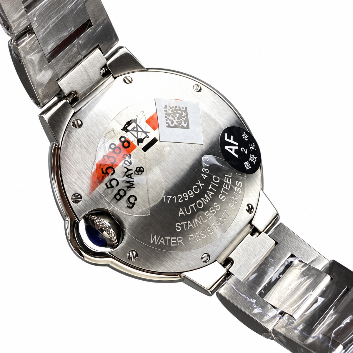 Cartier Ballon Bleu Large Steel Silver Dial Automatic Bracelet Watch – KDY