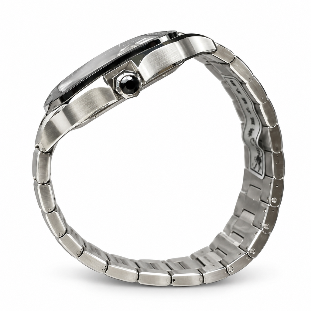 Cartier Santos Large Steel Grey Dial Automatic Watch – KDY