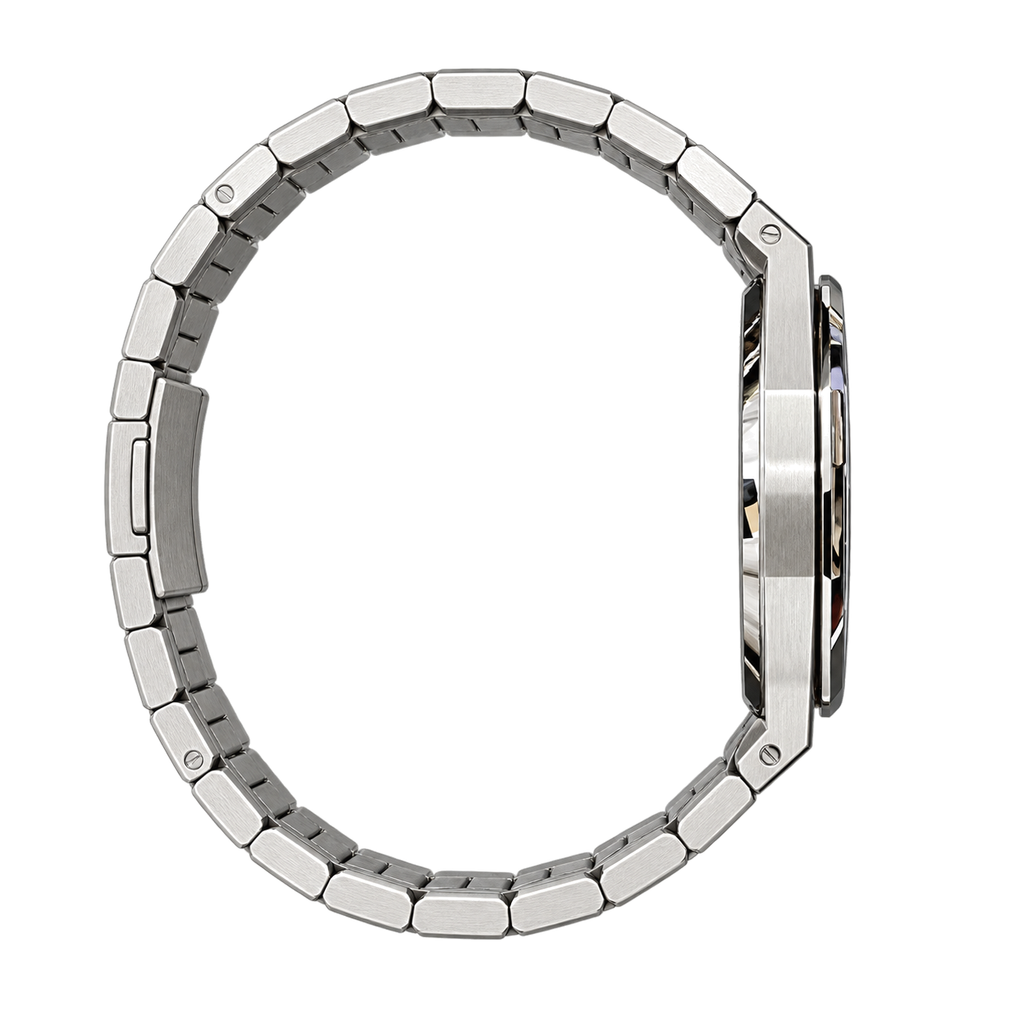 Audemars Piguet Royal Oak Ladies Diamond Bezel Blue Dial Steel Bracelet Watch