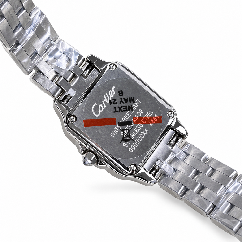 Cartier Panthère White Gold Full Diamond White Dial Watch – KDY