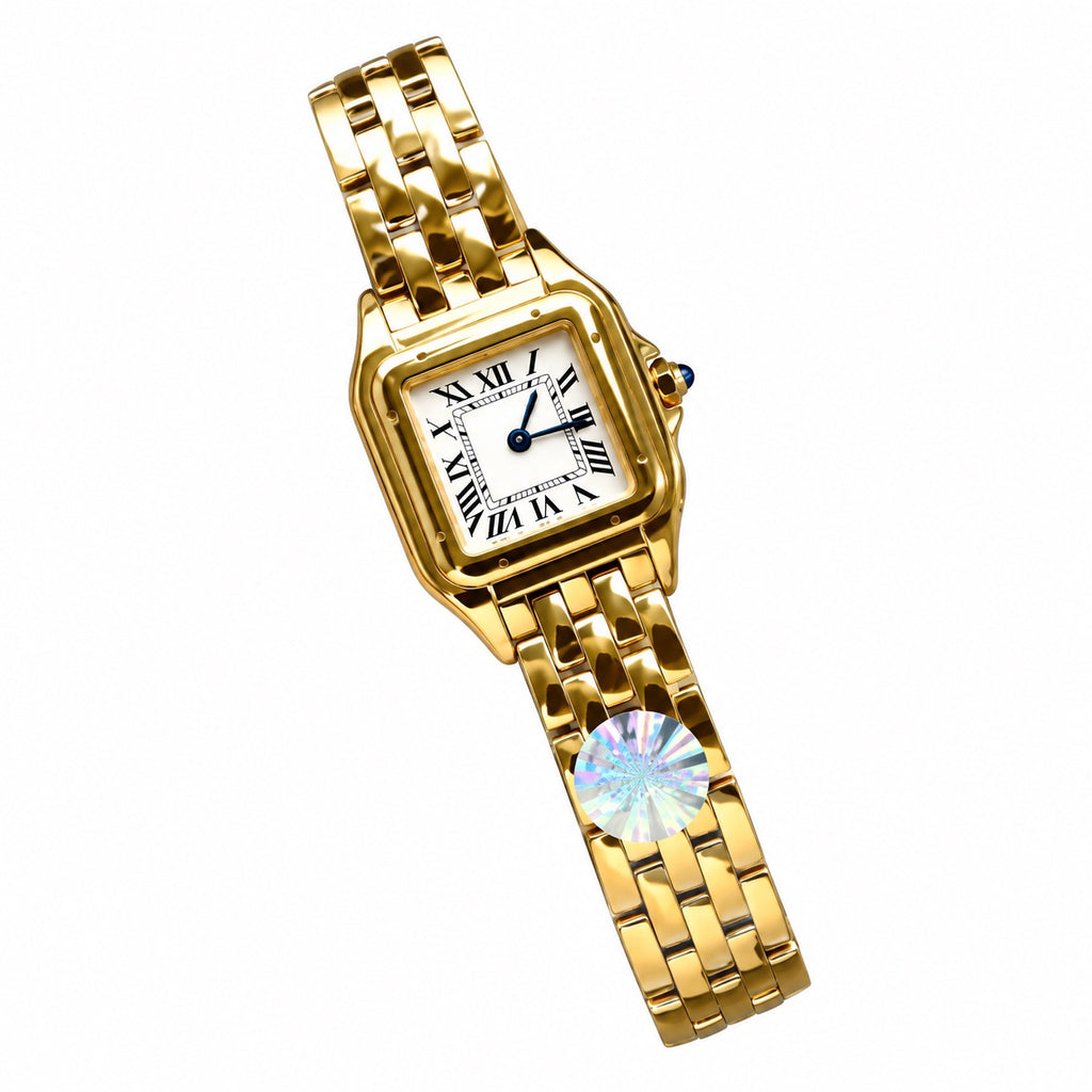 Cartier Panthère de Cartier — 18K Yellow Gold Bracelet & Cream Dial