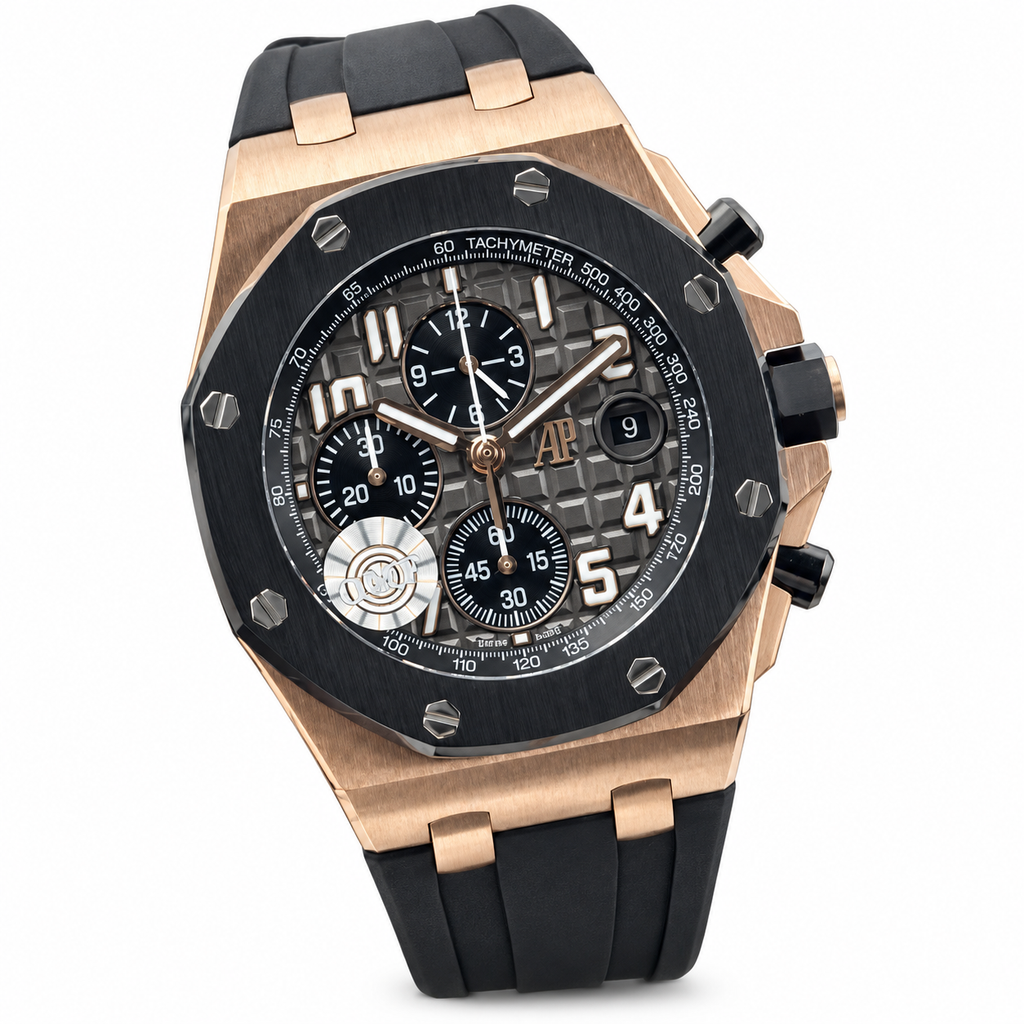 Audemars Piguet Royal Oak Offshore Chronograph – Rose Gold & Black Ceramic