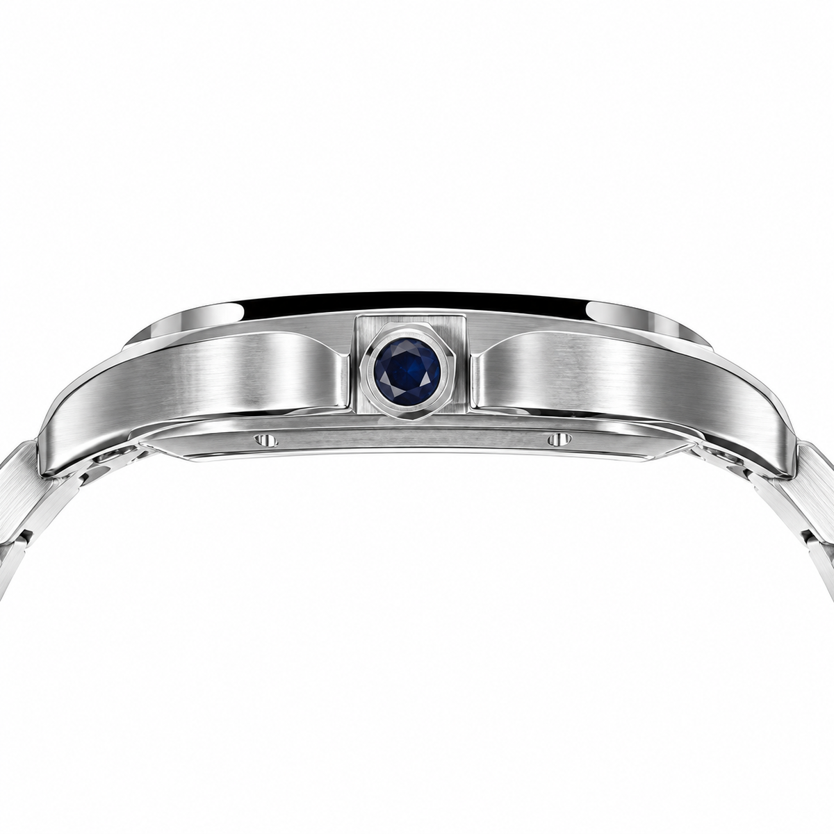 Cartier Santos de Cartier Skeleton Automatic — Stainless Steel, Skeleton Dial & Steel Bracelet, Large
