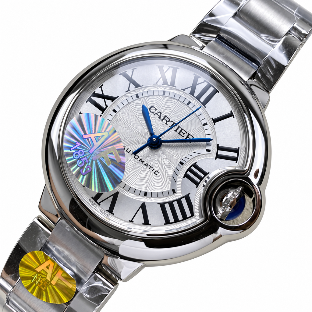 Cartier Ballon Bleu de Cartier Automatic — 33mm Steel Bracelet & White Dial