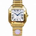 Cartier Santos de Cartier Automatic — Full 18K Yellow Gold Case & Bracelet