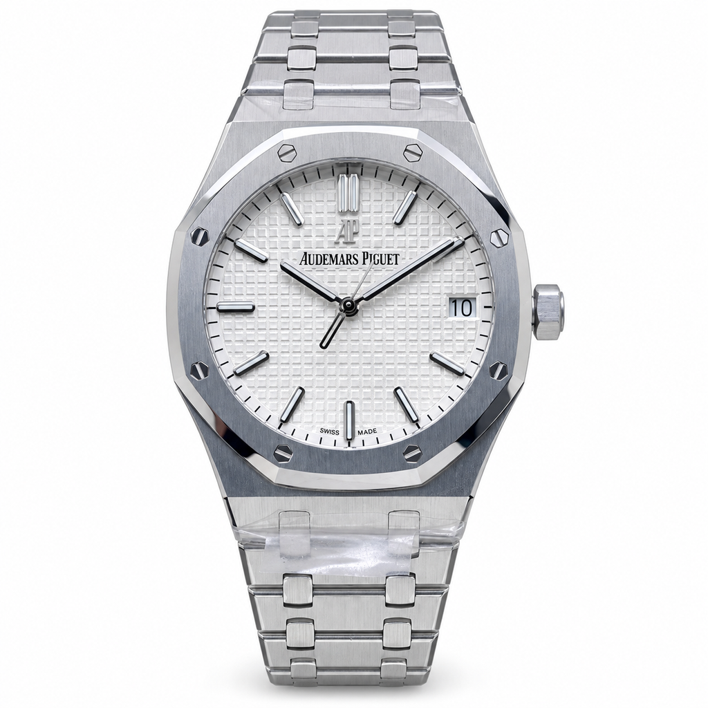 Audemars Piguet Royal Oak 41mm – Steel White Tapisserie Dial