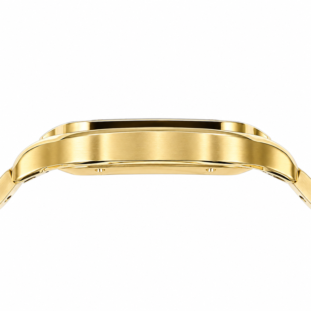 Cartier Santos de Cartier Automatic — Two-Tone Yellow Gold & Steel Bracelet Watch