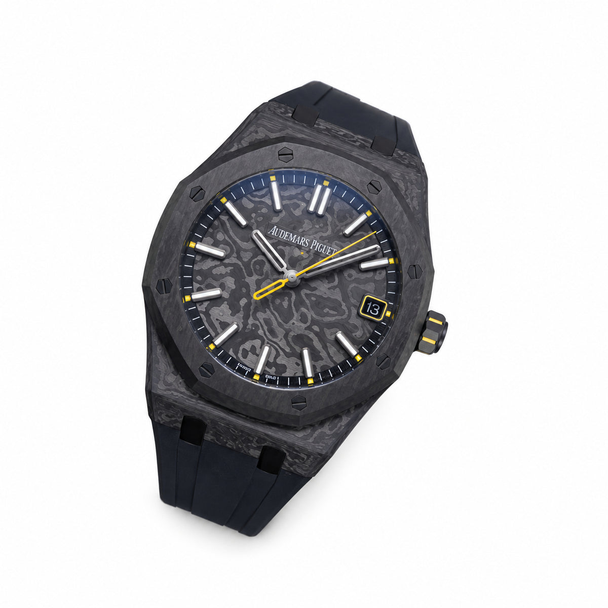 Audemars Piguet Royal Oak Selfwinding 41mm – Forged Carbon Yellow Accents