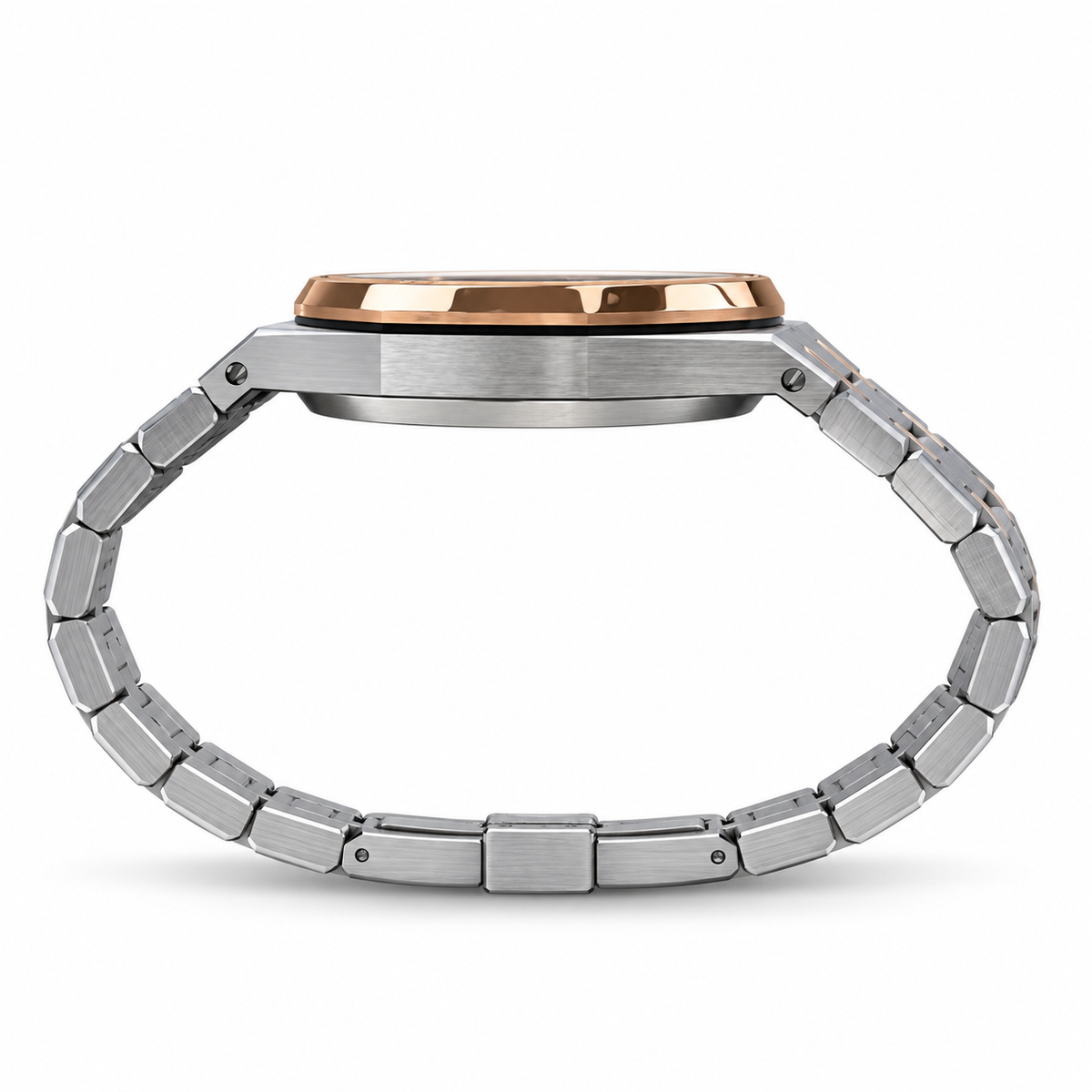 Audemars Piguet Royal Oak Two-Tone Rose Gold Bezel Grey Dial Automatic Watch