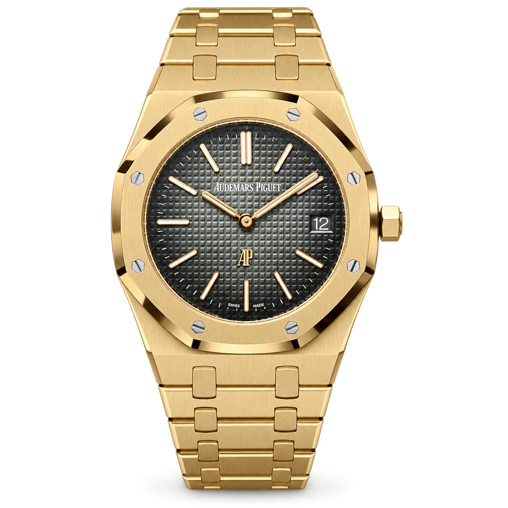 Audemars Piguet Royal Oak 41mm – Yellow Gold Grey Tapisserie Dial