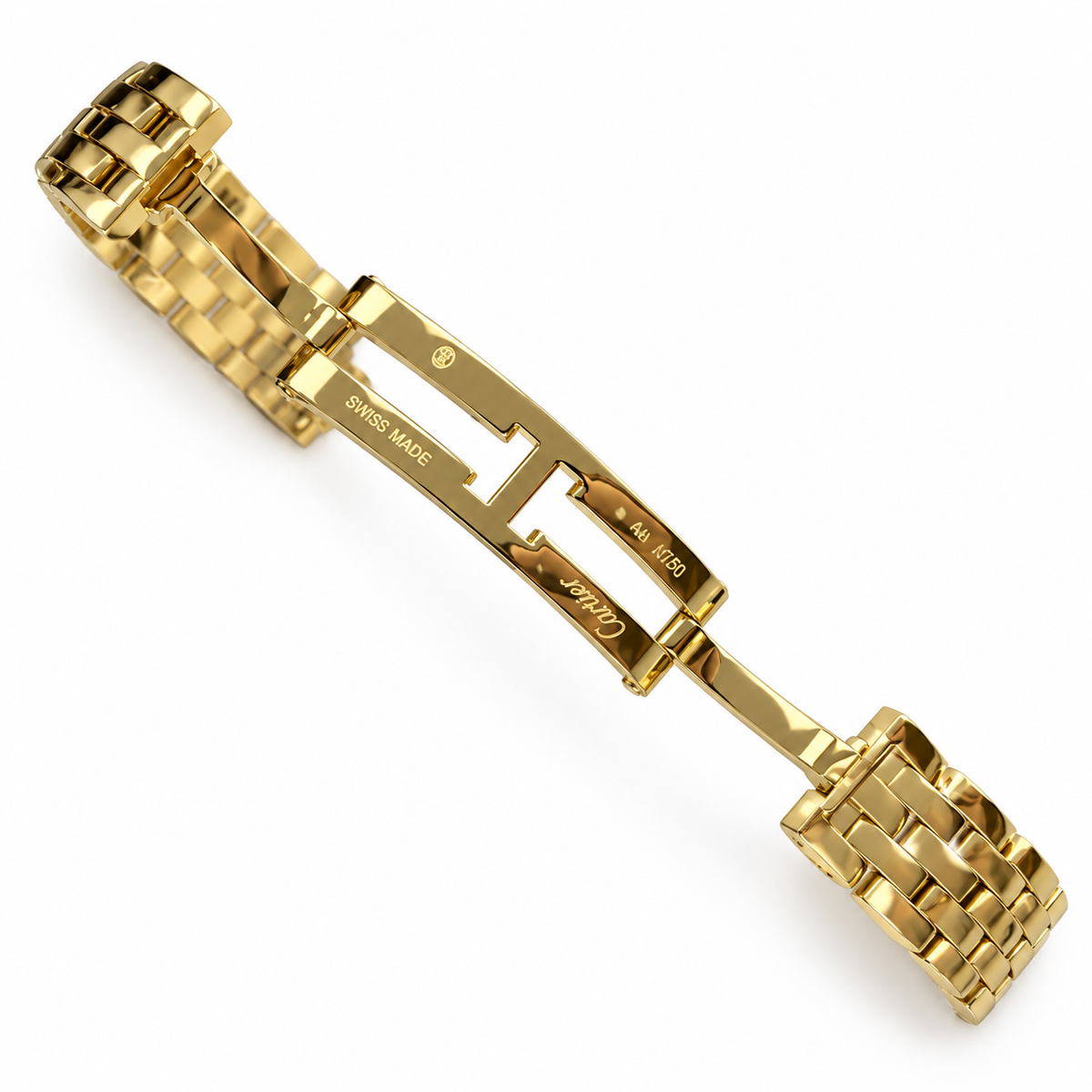 Cartier Panthère Yellow Gold Diamond Bezel MOP Dial Watch – KDY