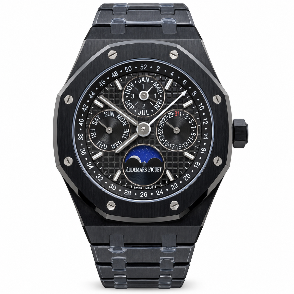 Audemars Piguet Royal Oak Perpetual Calendar – Full Black Ceramic