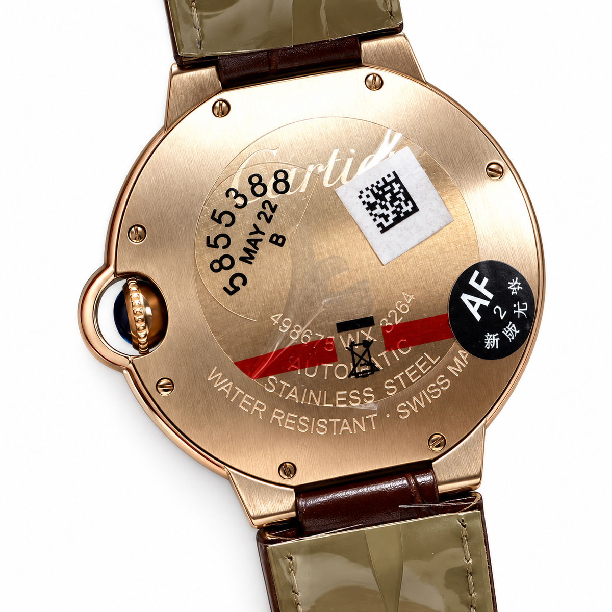 Cartier Ballon Bleu Rose Gold Silver Dial Automatic Watch – KDY